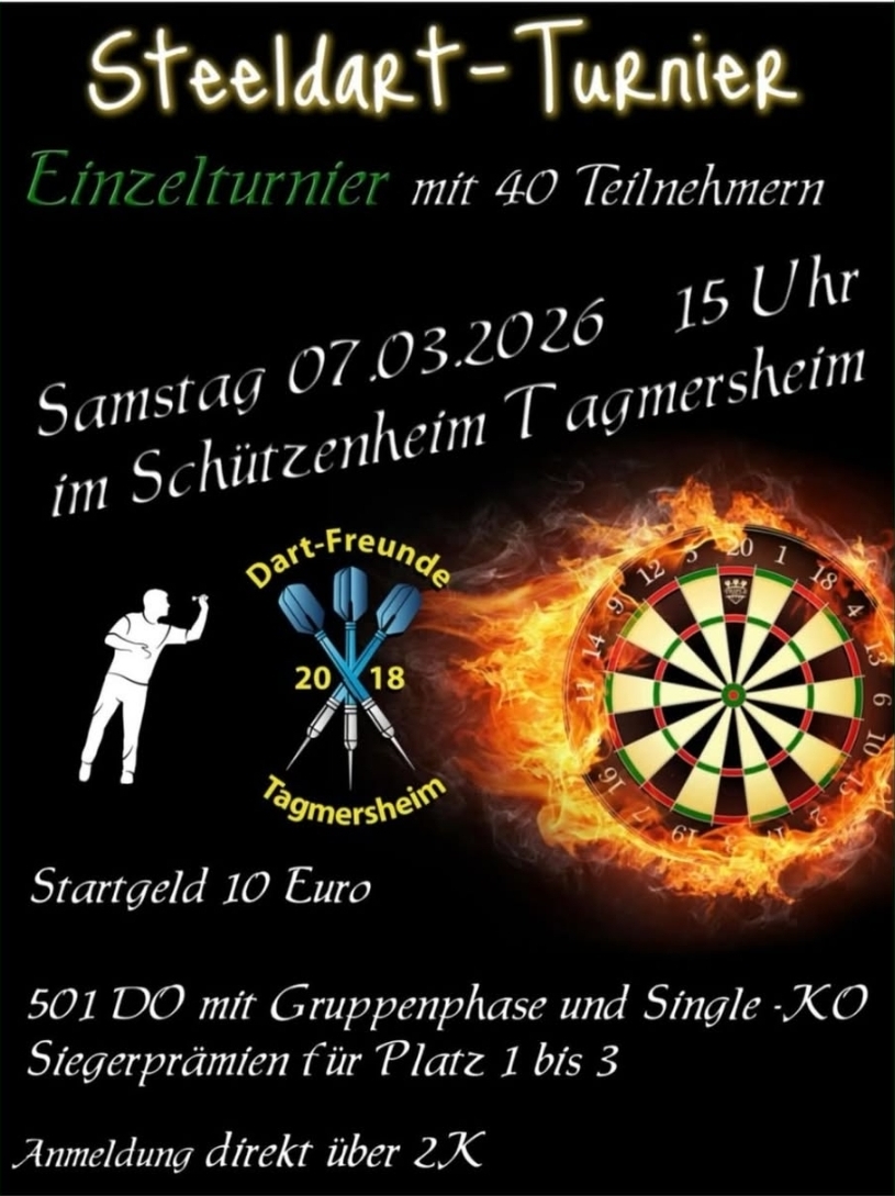 07.03.2026: Dartturnier